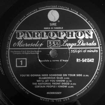 LP Morrissey: Your Arsenal