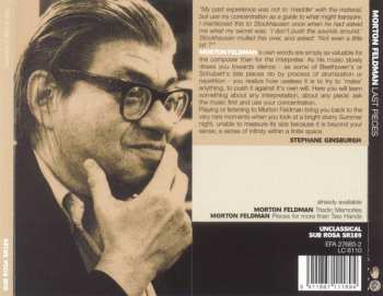 CD Morton Feldman: Last Pieces