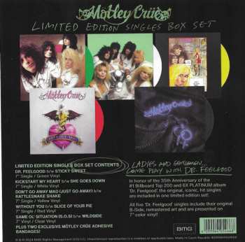 5SP/Caja Mötley Crüe: Dr. Feelgood - The Singles Box Set LTD | CLR