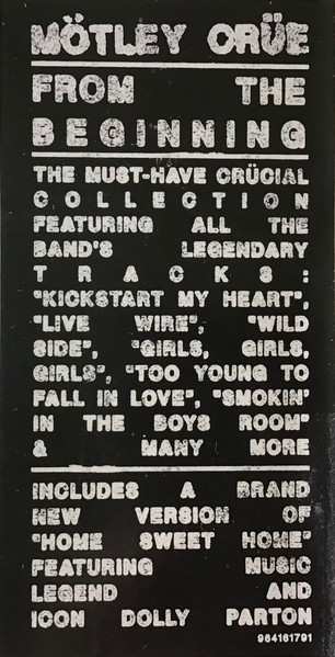 CD Mötley Crüe: From The Beginning