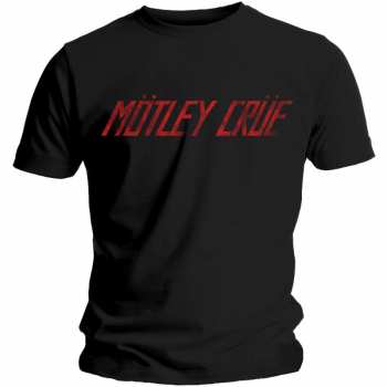 Merch Mötley Crüe: Camiseta Distressed Logo Motley Crue 