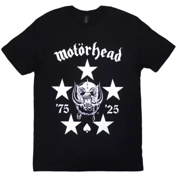 Camiseta 50 Years Bmg Logo Motorhead