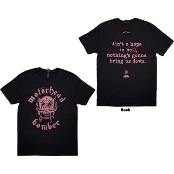Mercancía Motörhead: Motorhead Unisex T-shirt: Bomber Lyric (black) (back Print) (small) S