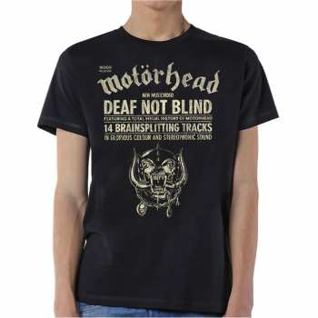 Merch Motörhead: Camiseta Deaf Not Blind 
