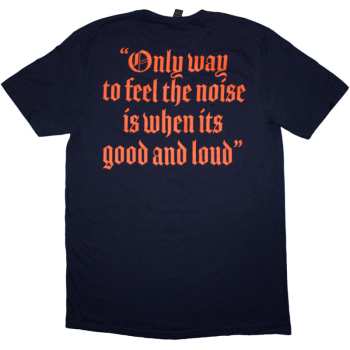 Mercancía Motörhead: Motorhead Unisex T-shirt: Good & Loud (navy Blue) (back Print) (small) S