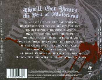 CD Motörhead: You'll Get Yours: The Best Of Motorhead