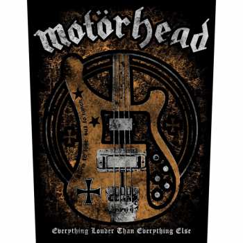 Merch Motörhead: Aplicación en la espalda Lemmy's Bass