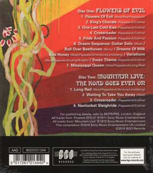 2CD Mountain: Flowers Of Evil / Mountain Live: The Road Goes Ever On