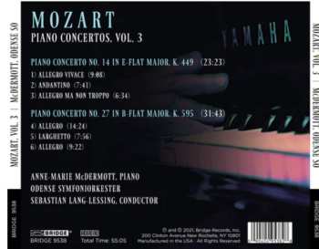 CD Wolfgang Amadeus Mozart: Piano Concertos, Vol. 3