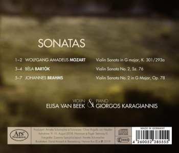 CD Johannes Brahms: Violin Piano