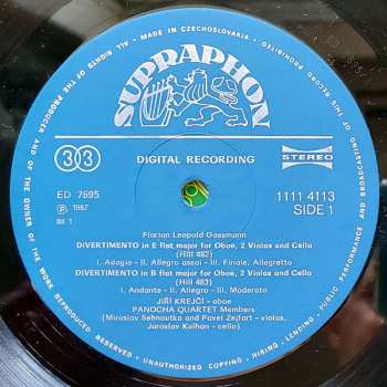 LP Oboe Quartet / Divertimenti