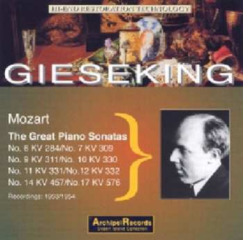 Album Mozart / Gieseking: Klaviersonaten 6 7 910
