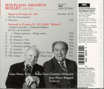 CD Wolfgang Amadeus Mozart: Haffner Serenade