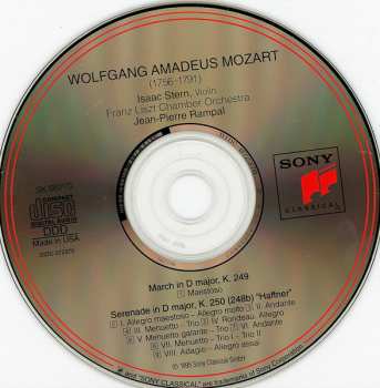 CD Wolfgang Amadeus Mozart: Haffner Serenade
