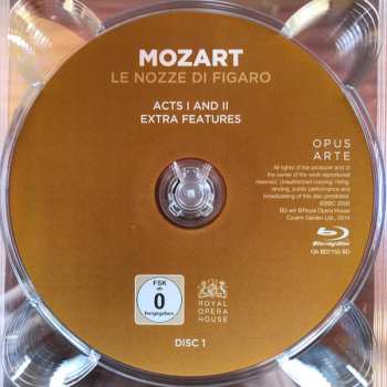 5Blu-ray Wolfgang Amadeus Mozart: Le Nozze Di Figaro / Don Giovanni / Die Zauberflöte