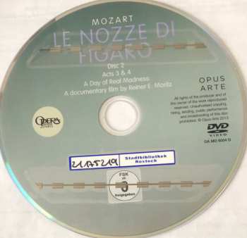 DVD Wolfgang Amadeus Mozart: Le Nozze Di Figaro