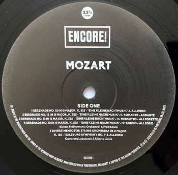 LP Wolfgang Amadeus Mozart: Eine Kleine Nachtmusik / A Little Night Music / Salzburg Symphonies