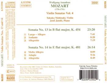 CD Wolfgang Amadeus Mozart: Violin Sonatas Vol. 4