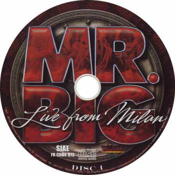 2CD/Blu-ray Mr. Big: Live From Milan DLX