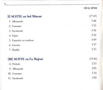 2CD Jordi Savall: Pièces de Viole (Les Six Suittes Pour Basse De Viole Seule Avec Le Tombeau Pour Mons.ʳ De Sainte Colombe Le Père)