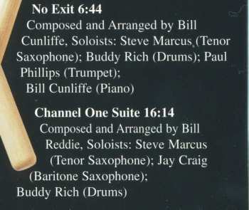 DVD Buddy Rich Band: Channel One Suite
