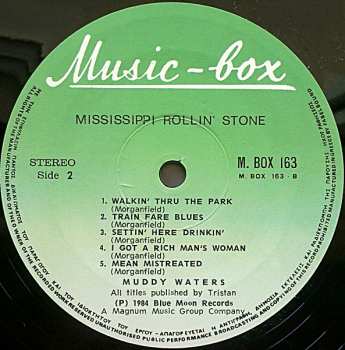 LP Muddy Waters: Mississippi Rollin' Stone