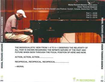 CD Muhal Richard Abrams: Vision Towards Essence