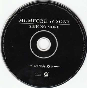 CD Mumford & Sons: Sigh No More