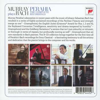 8CD Johann Sebastian Bach: Murray Perahia Plays Bach - The Complete Recordings