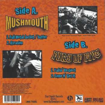 SP Mushmouth: East Coast Tsunami Fest 2010 Split Series Vol. 1 CLR