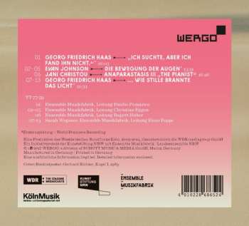 CD Georg Friedrich Haas: Stille