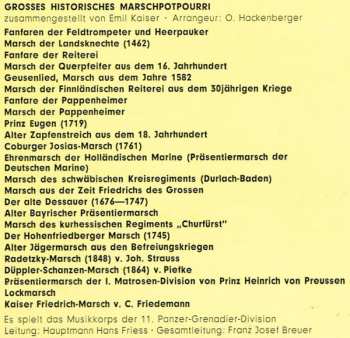 LP Musikkorps Der 11. Panzer-Grenadier-Division: Der Große Zapfenstreich / Großes Historisches Marschpotpourri
