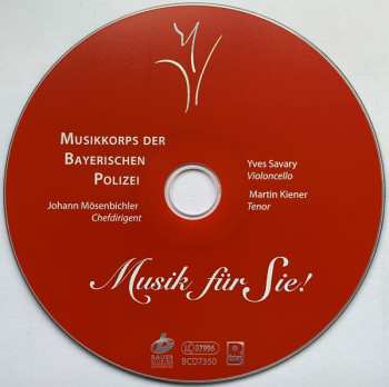CD Musikkorps Der Bayerischen Polizei: Musik Für Sie!