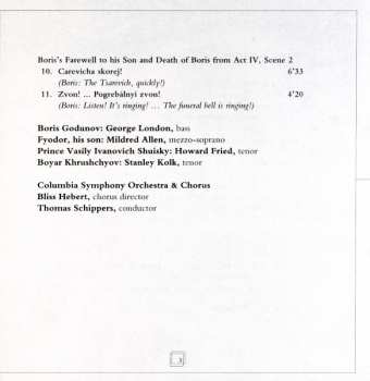 CD Columbia Symphony Orchestra: Boris Godunov (Excerpts) / Pictures At An Exhibition