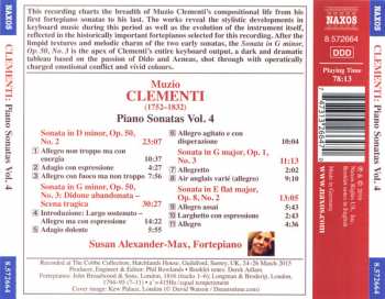 CD Muzio Clementi: Piano Sonatas Vol. 4