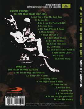 2CD/Caja My Life With The Thrill Kill Kult: Sinister Whisperz - The Wax Trax! Years (1987-1991) LTD