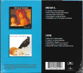 2CD/Caja Mylène Farmer: Ainsi Soit Je... / L'autre