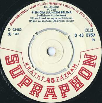 SP Naďa Urbánková: Svítá Nad Velkou Louží / Písnička Sluncem Bělená