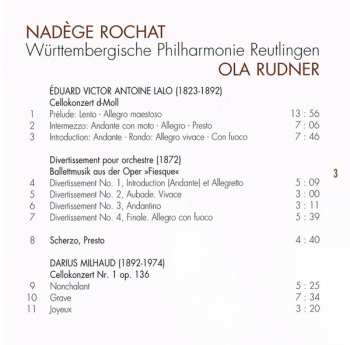 SACD Darius Milhaud: Lalo Milhaud Cellokonzerte