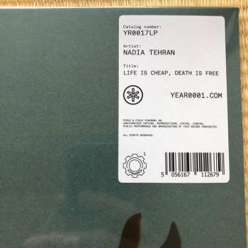 LP Nadia Tehran: Life Is Cheap, Death Is Free CLR