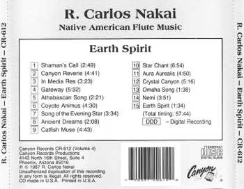 CD R. Carlos Nakai: Earth Spirit