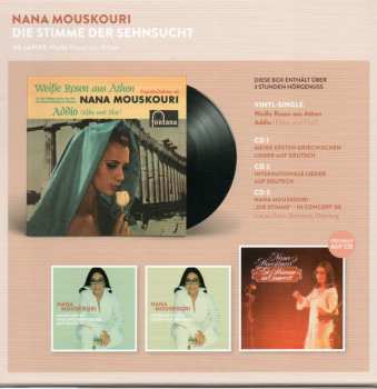 3CD/SP/Caja Nana Mouskouri: Die Stimme Der Sehnsucht - 60 Jahre Weiße Rosen Aus Athen LTD