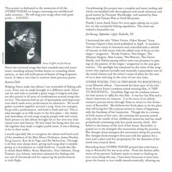 CD Nanci Griffith: Other Voices, Too (A Trip Back To Bountiful)