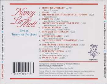CD Nancy Lamott: Live At Tavern On The Green