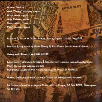 CD Napalm Death: Leaders Not Followers