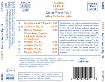 CD Jeffrey McFadden: Guitar Works Vol. 4 (25 Études, Op. 38)
