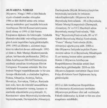 CD Nargiz Aliyarova: Plays Azerbaijani Music