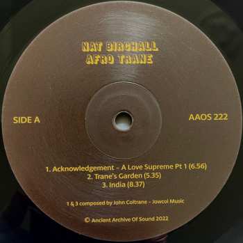 LP Nat Birchall: Afro Trane