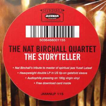 2LP Nat Birchall Quartet: The Storyteller - A Musical Tribute To Yusef Lateef 