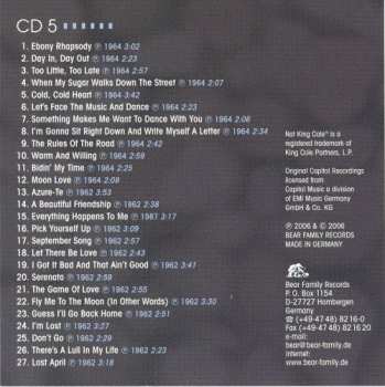11CD/Caja Nat King Cole: L-O-V-E: The Complete Capitol Recordings 1960 - 1964